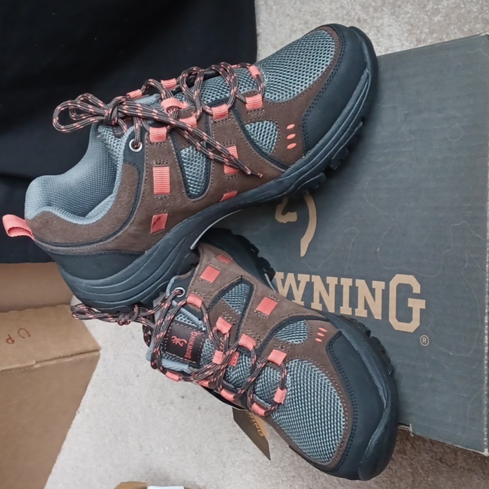 WS16- Browning  Buck Trail Women's  Brown/Med. Orange Color - sz 9 M - Picture 3 of 11